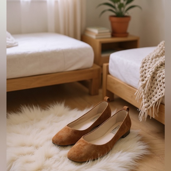 Agl Women’s Kim Suede Ballet Flat size 38 - Picture 3 of 12